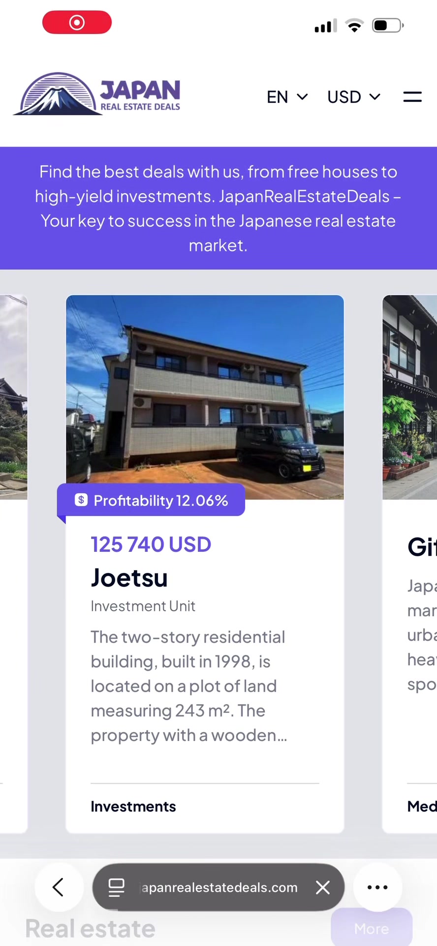 @Japanese Real Estate Deals
