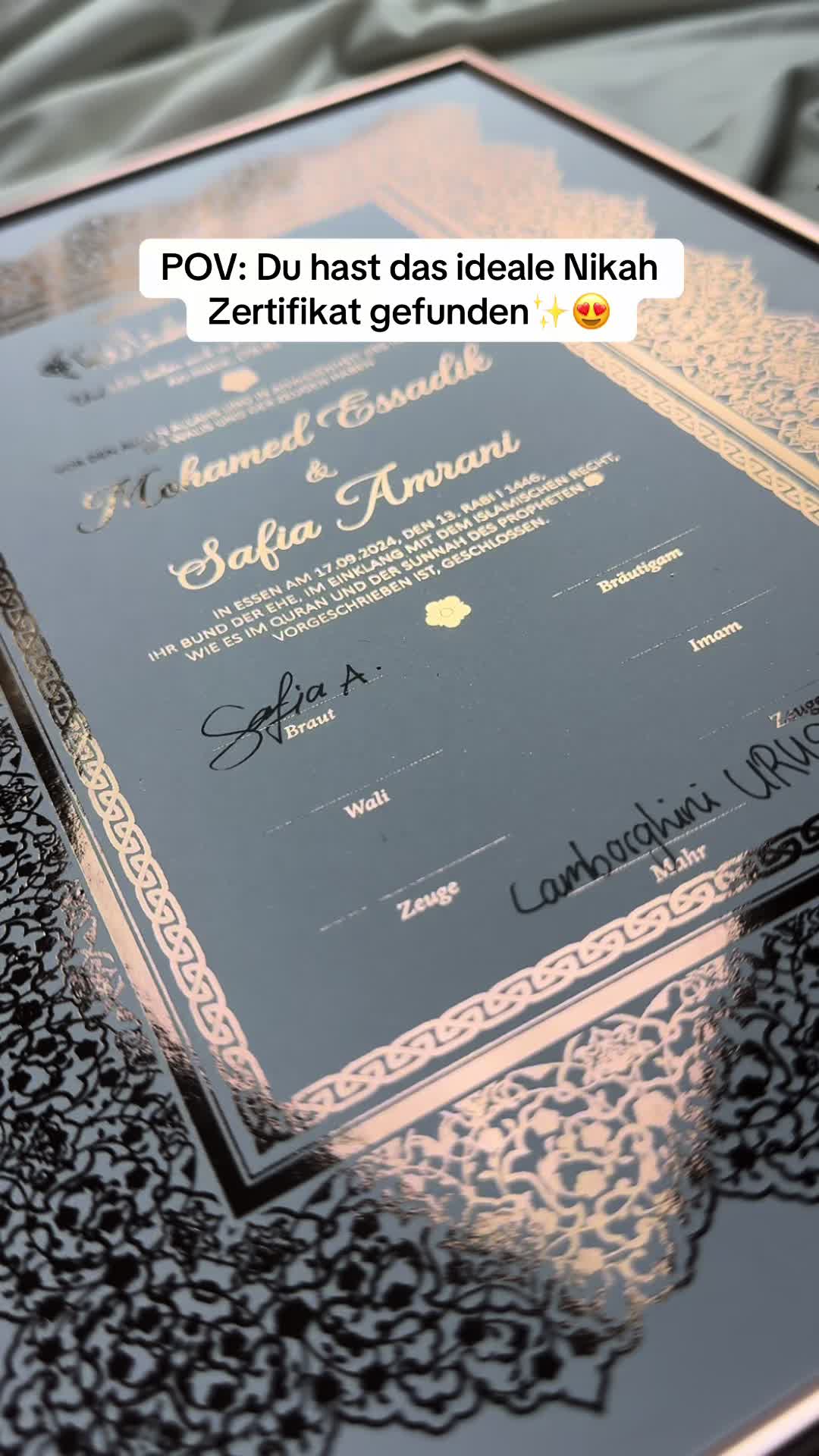 @Nikah Zertifikat | by Mawadda