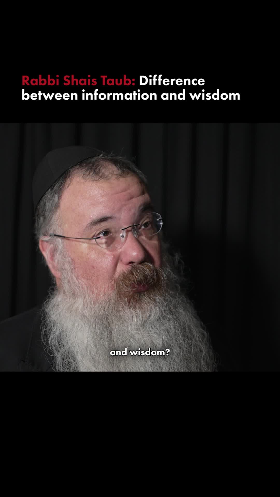 @Rabbi Shais Taub