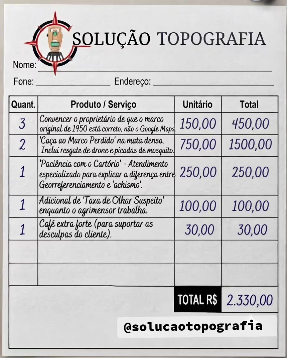 @Solu&ccedil;&atilde;o Topografia