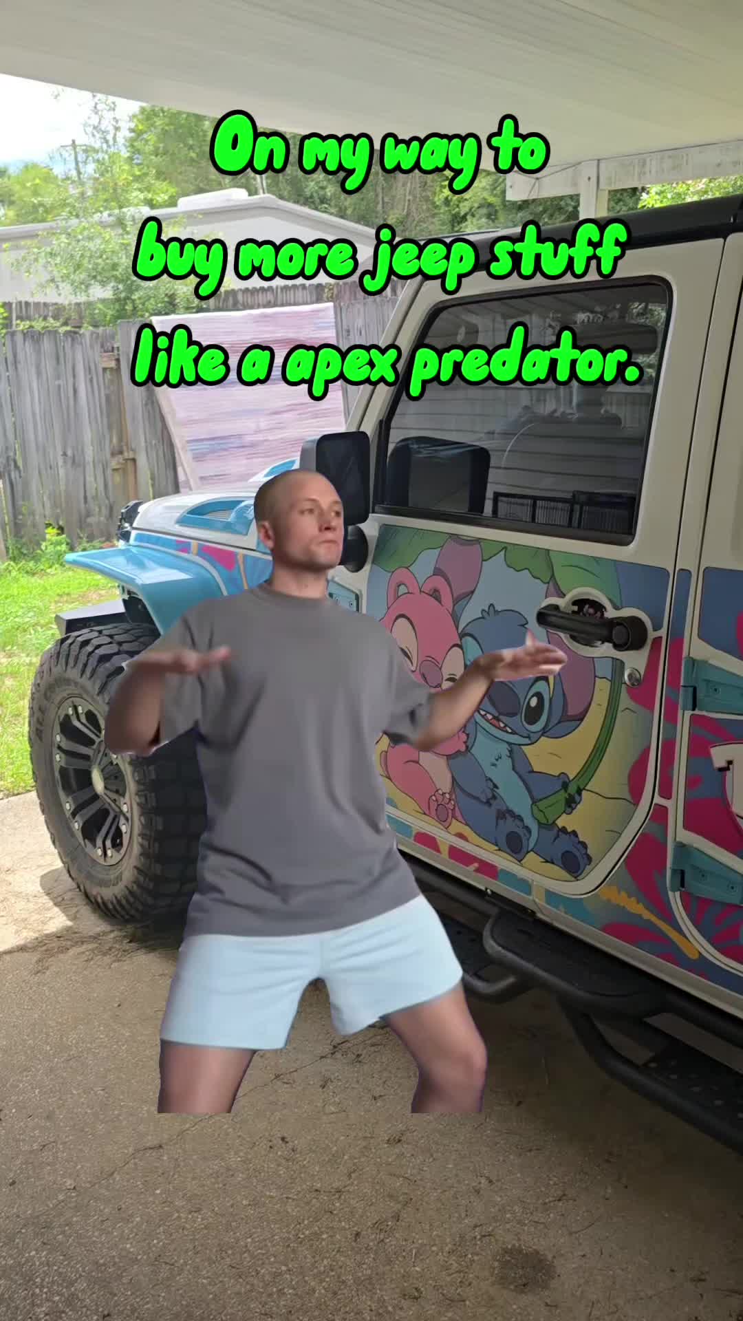 @Stitch and Angel Jeep