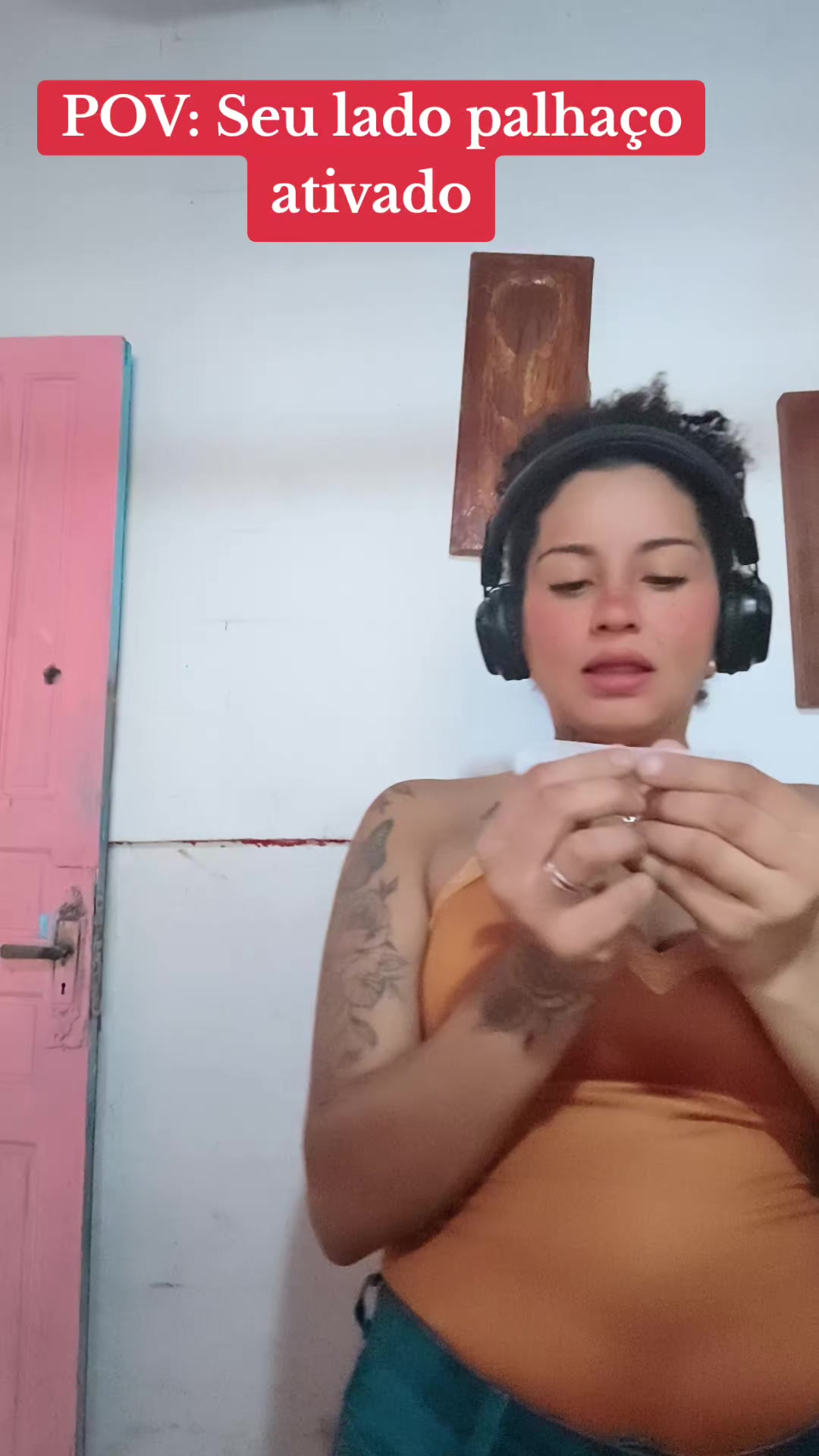 @Tain&aacute; baixinha 😏❤️