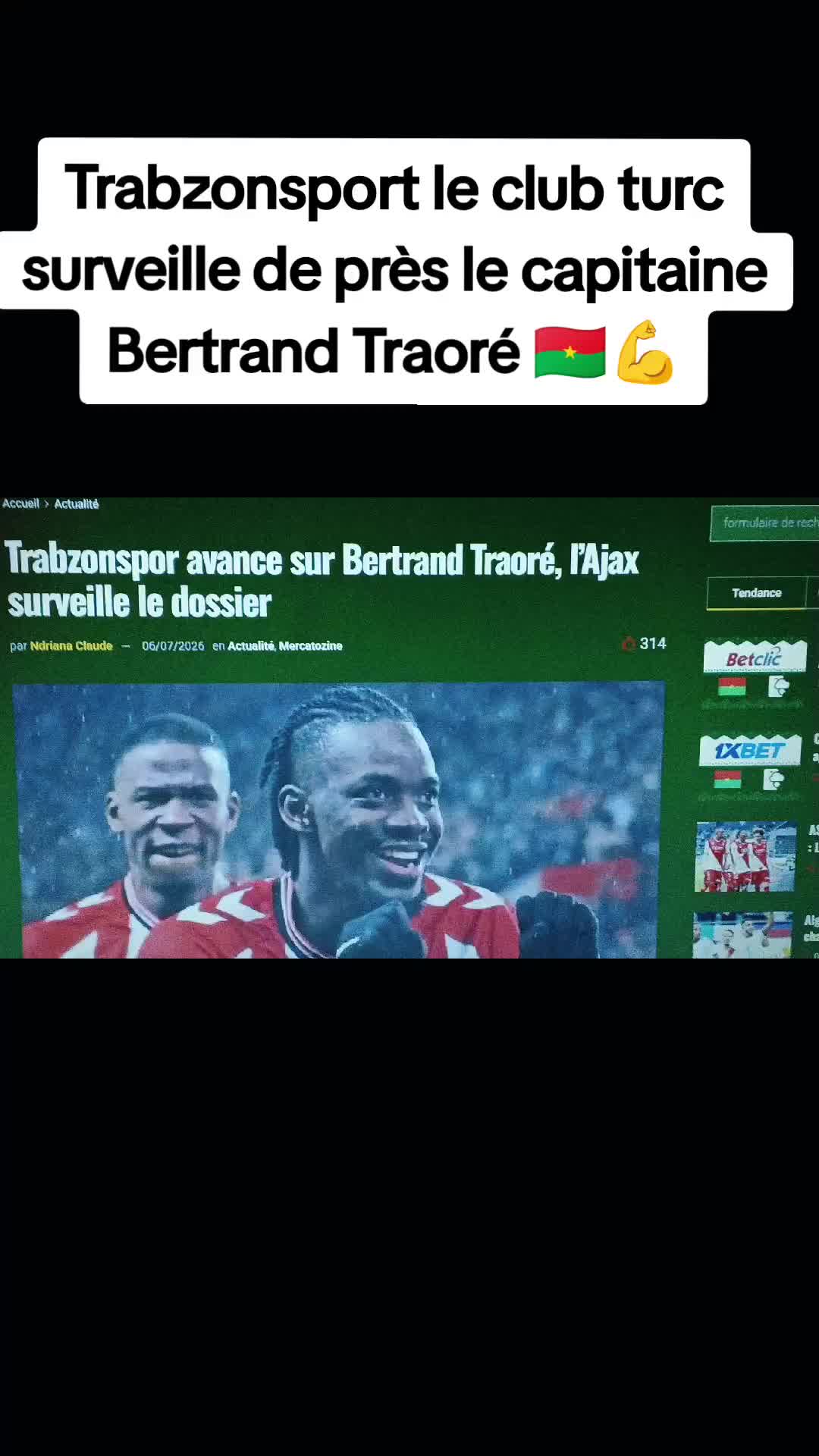 @Infos sport ๐ง๐ซโฝ