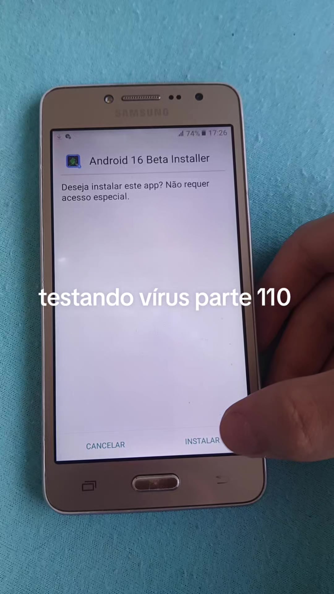@testador de v&iacute;rus