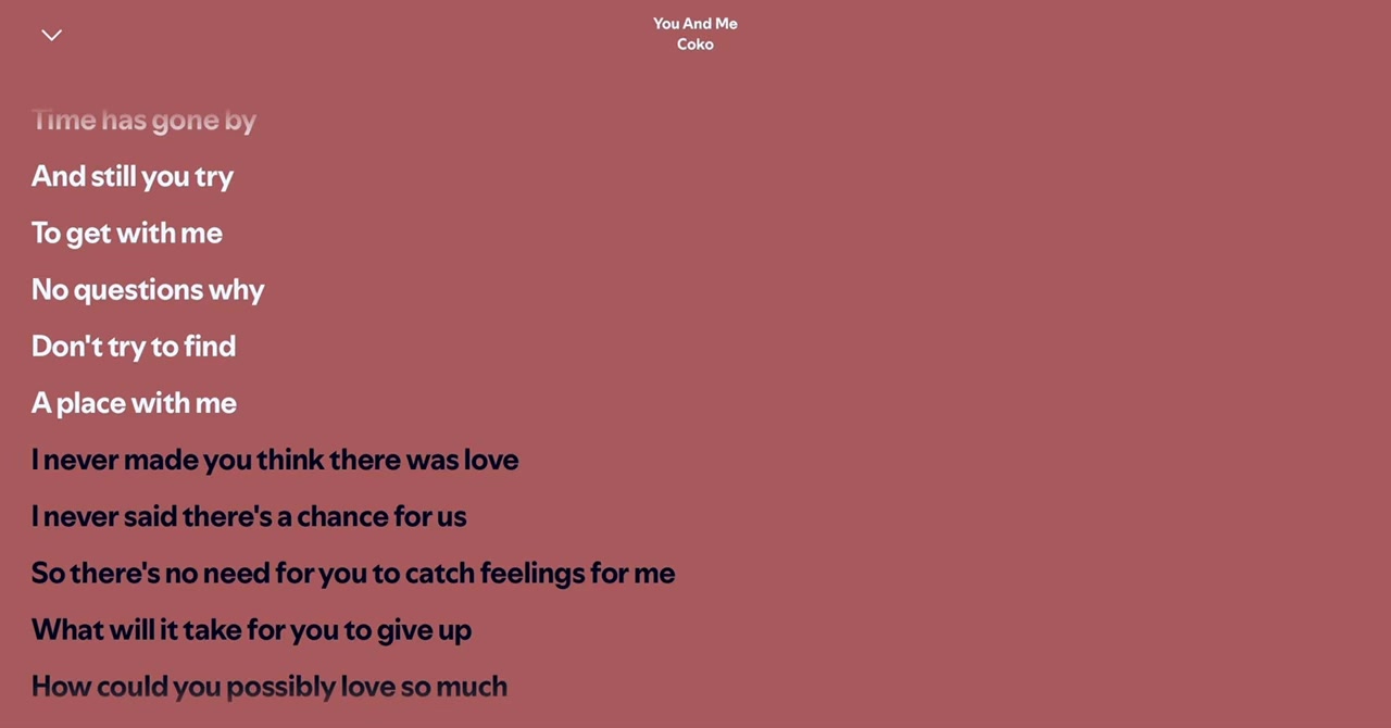@Spotify Song Lyrics