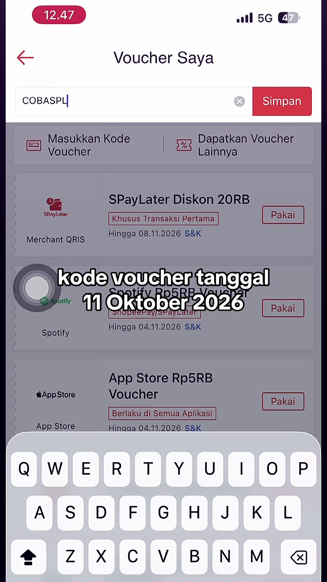 @info kode voucher ๐ก