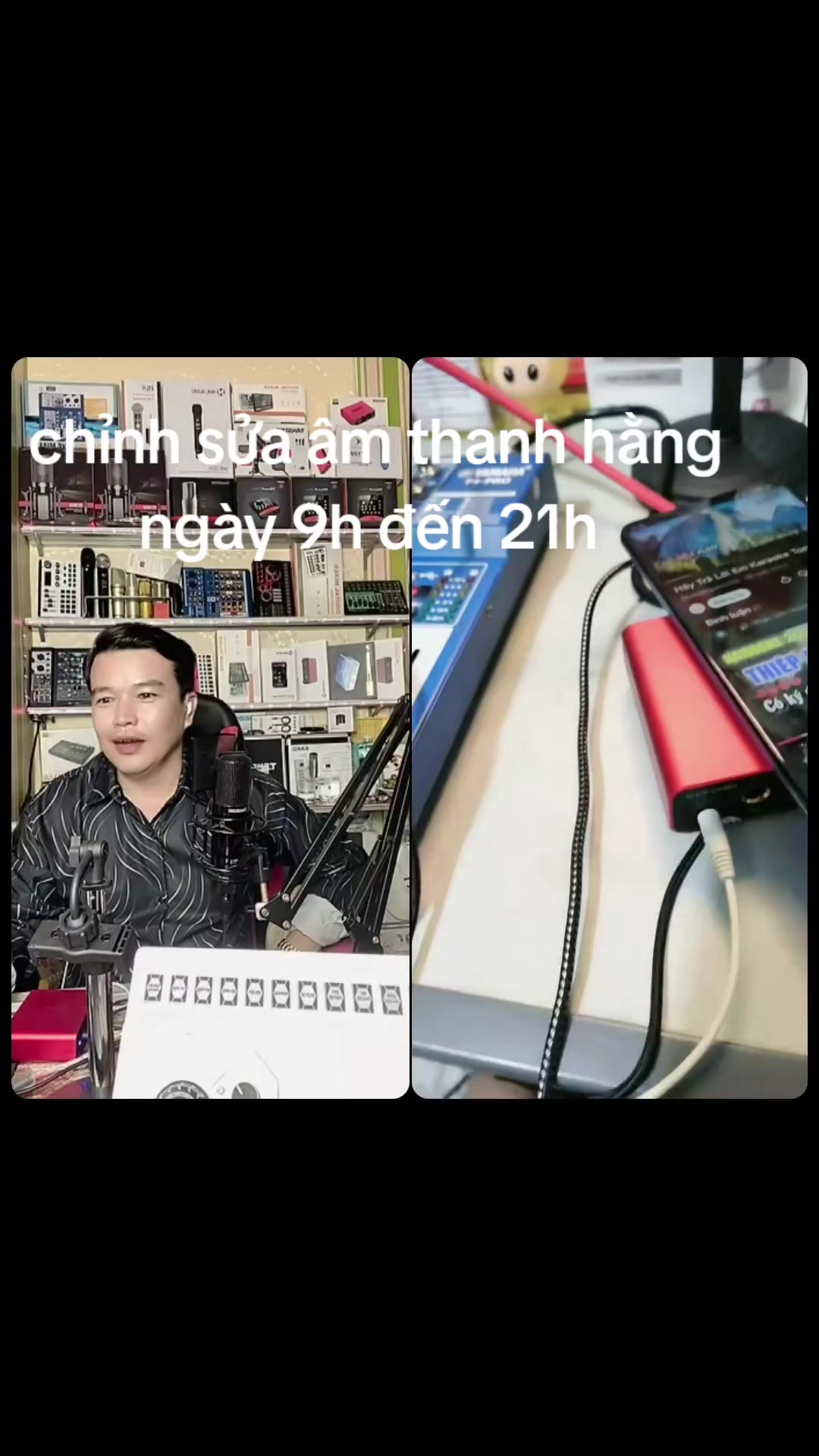 @HOÀNG LONG míc hát live