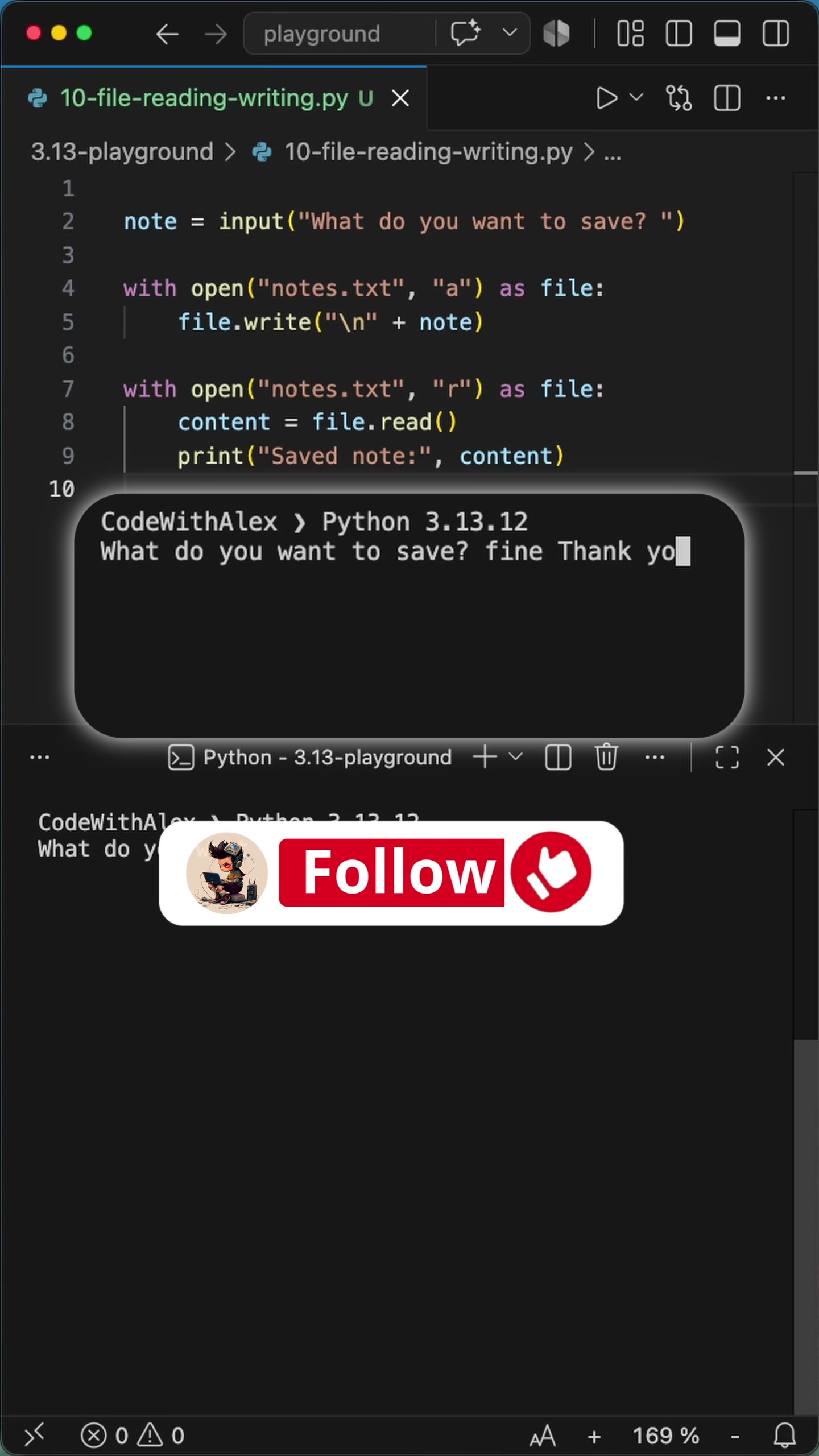 @Code With Alex