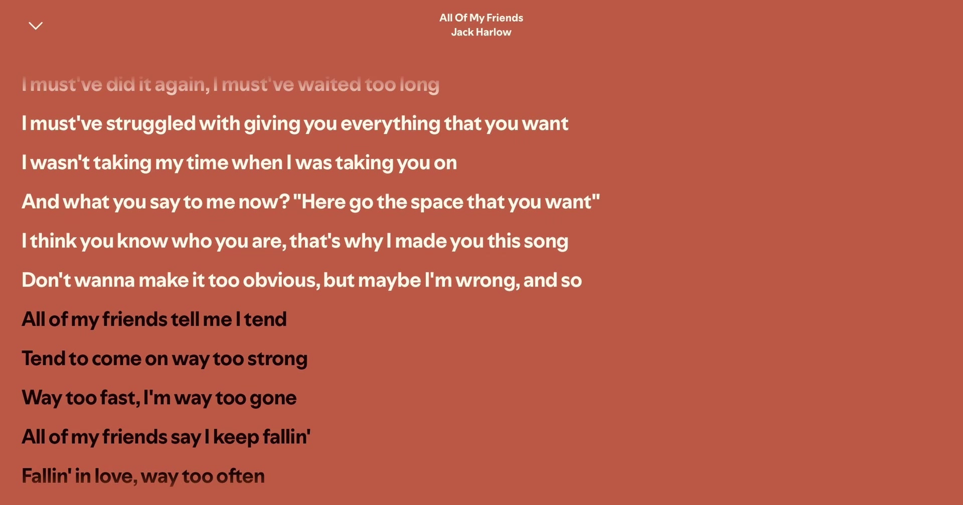 @Spotify Song Lyrics