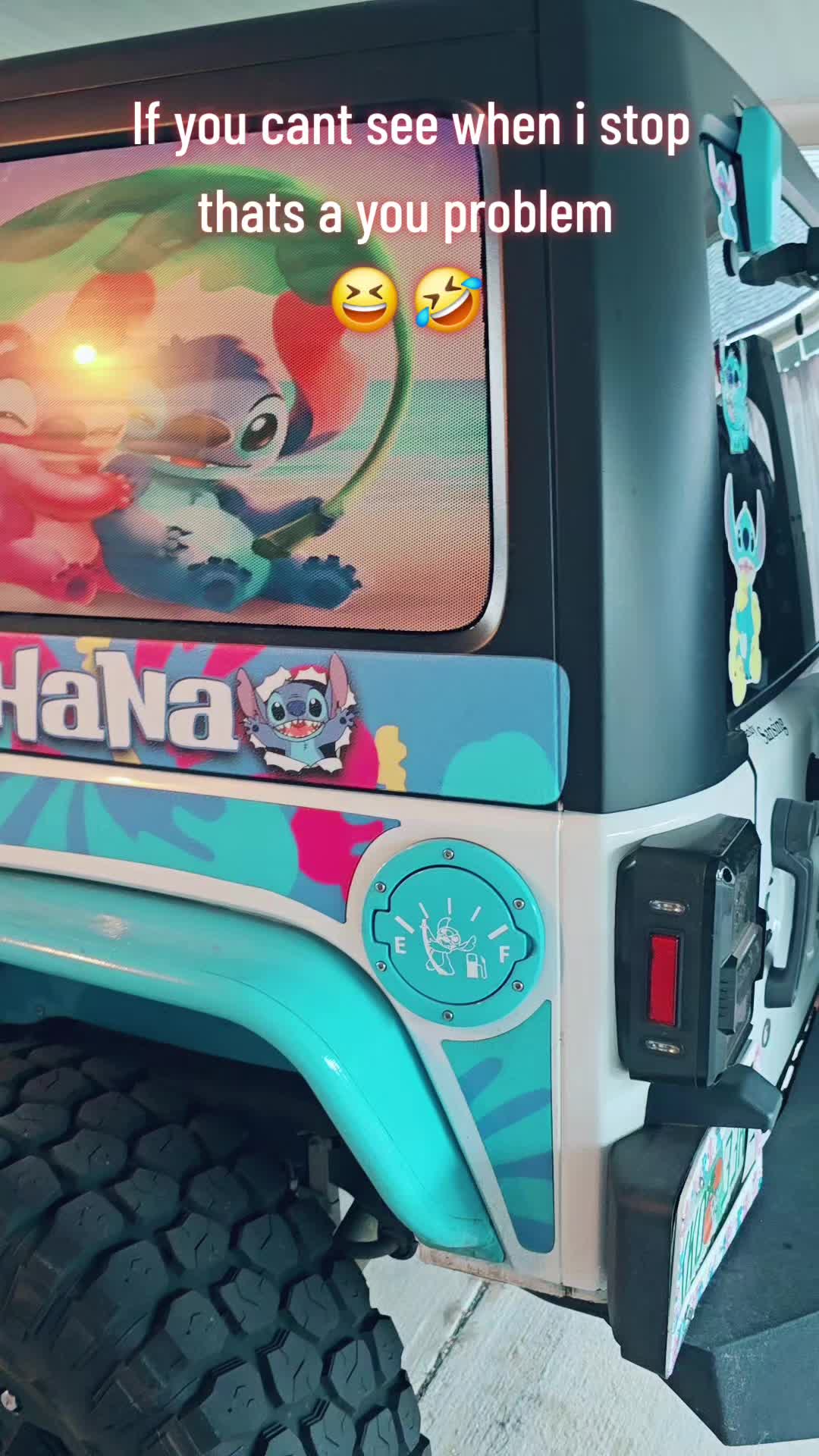 @Stitch and Angel Jeep