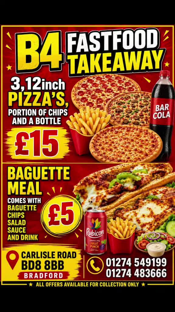 @B4FastFoodBradford