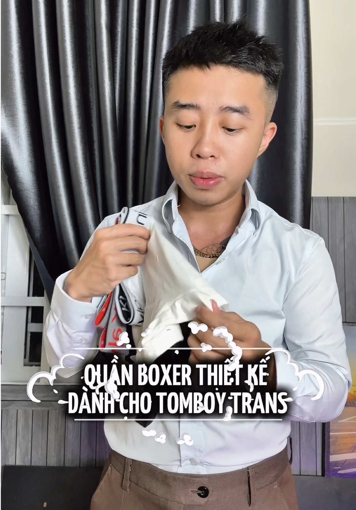 @Kh&aacute;nh &Aacute;o Nịt Tomboy Trans
