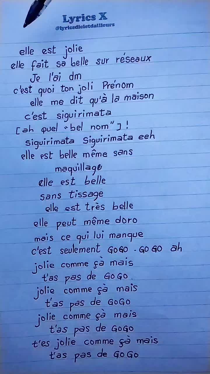 @Lyrics x