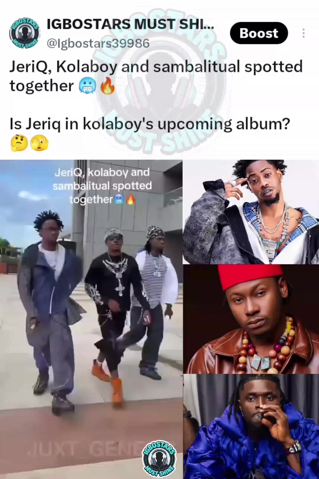 @Igbostars Must Shine ๐ฏ๐ช