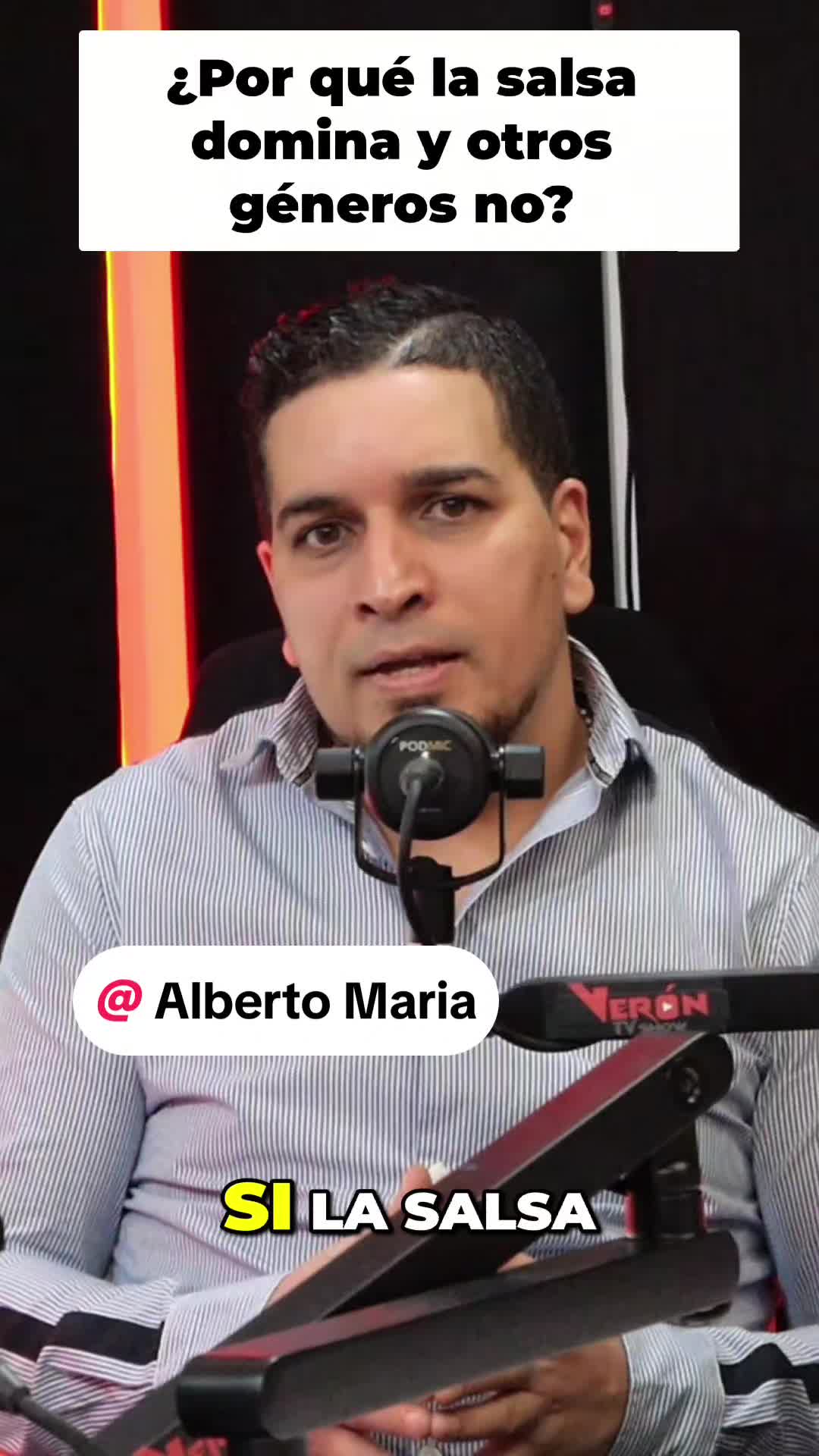 @Verón tv show