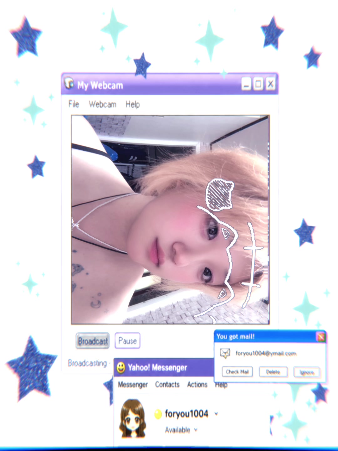 @투톤머리