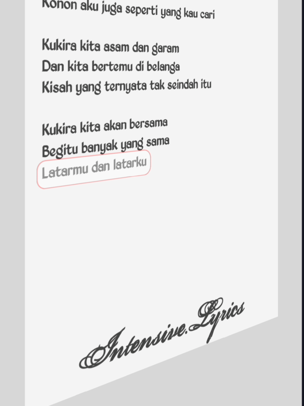 @Intensive.Lyrics