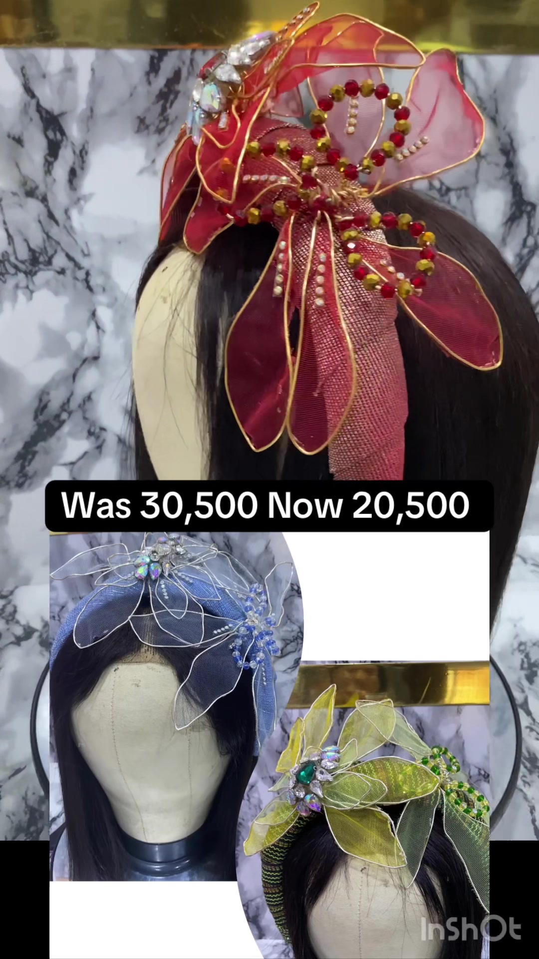 @Handmade headpieces in lagos