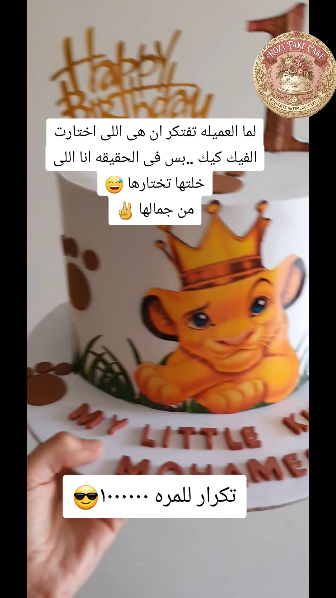 @Rozy Fake Cake📸📸