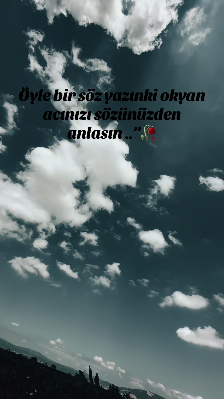 @Stori sayfam 🥀