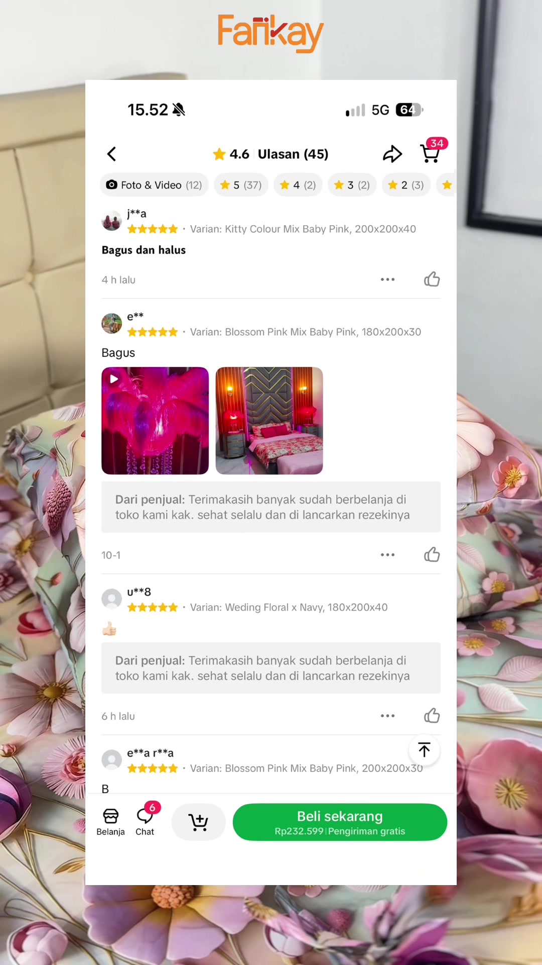 @Fankay Bedcover