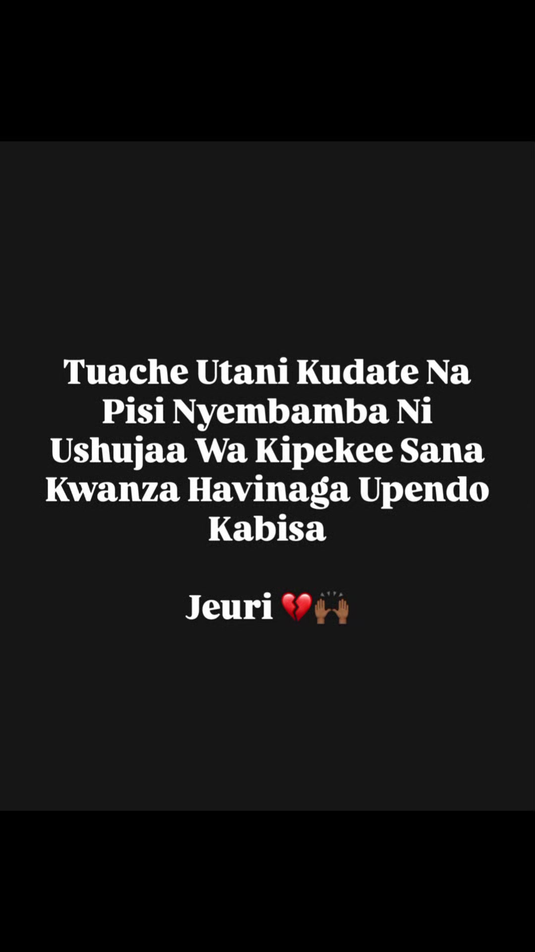 @Dogo Abi mwaisa