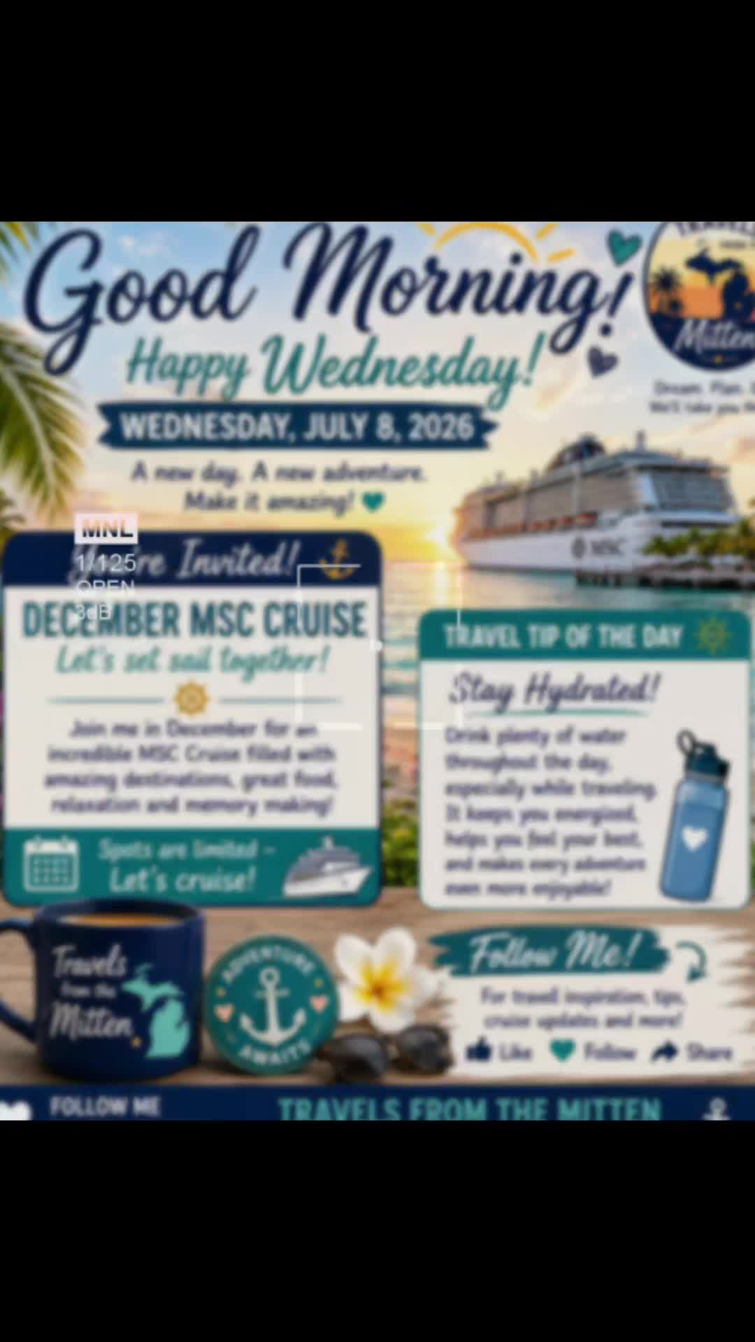 @TravelsFromTheMitten ❌💲🚢