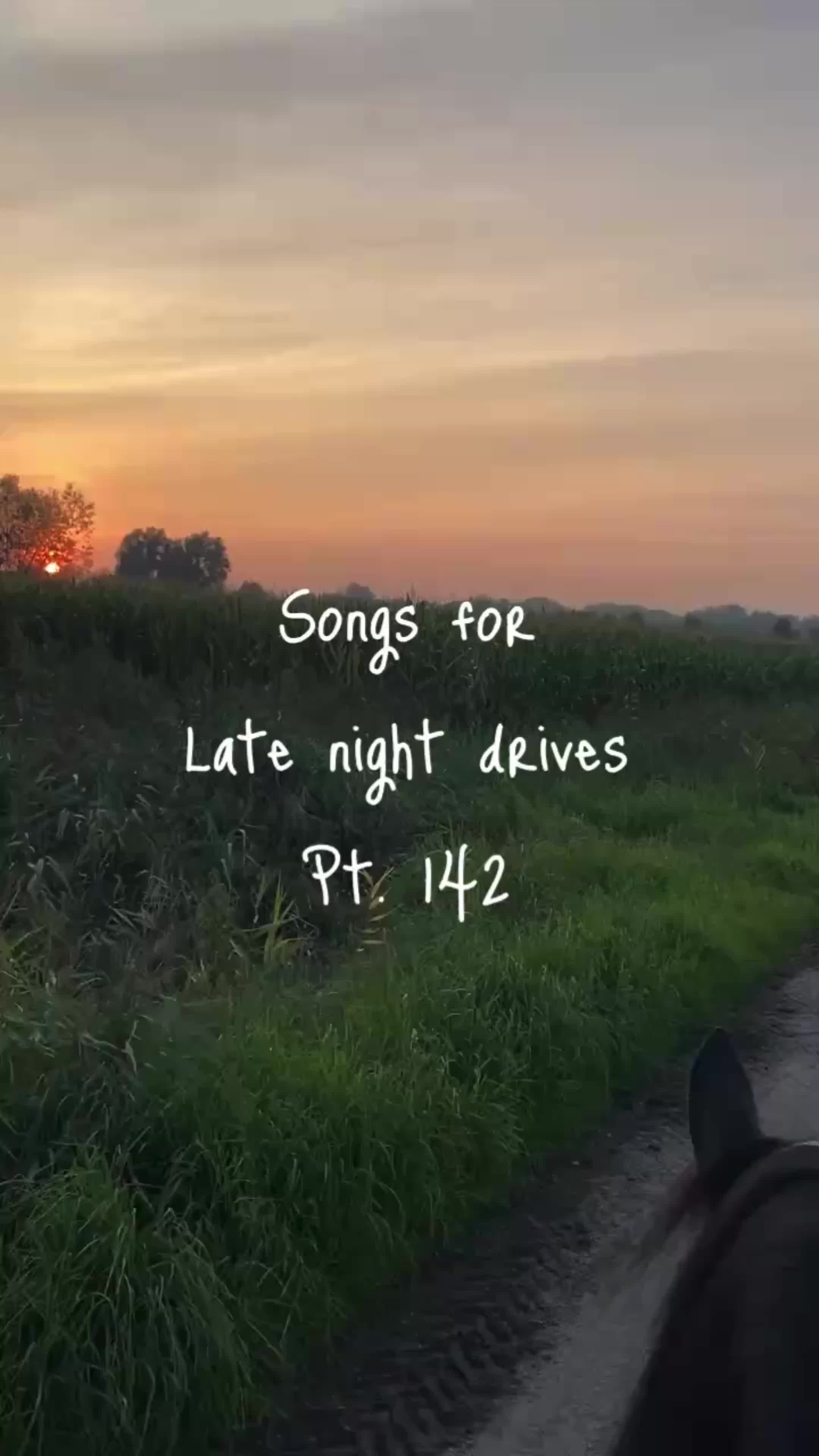 @late nite drives 🥀✨