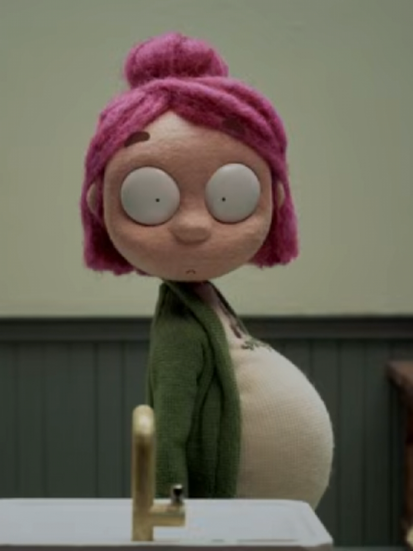 @Girl belly stuffed