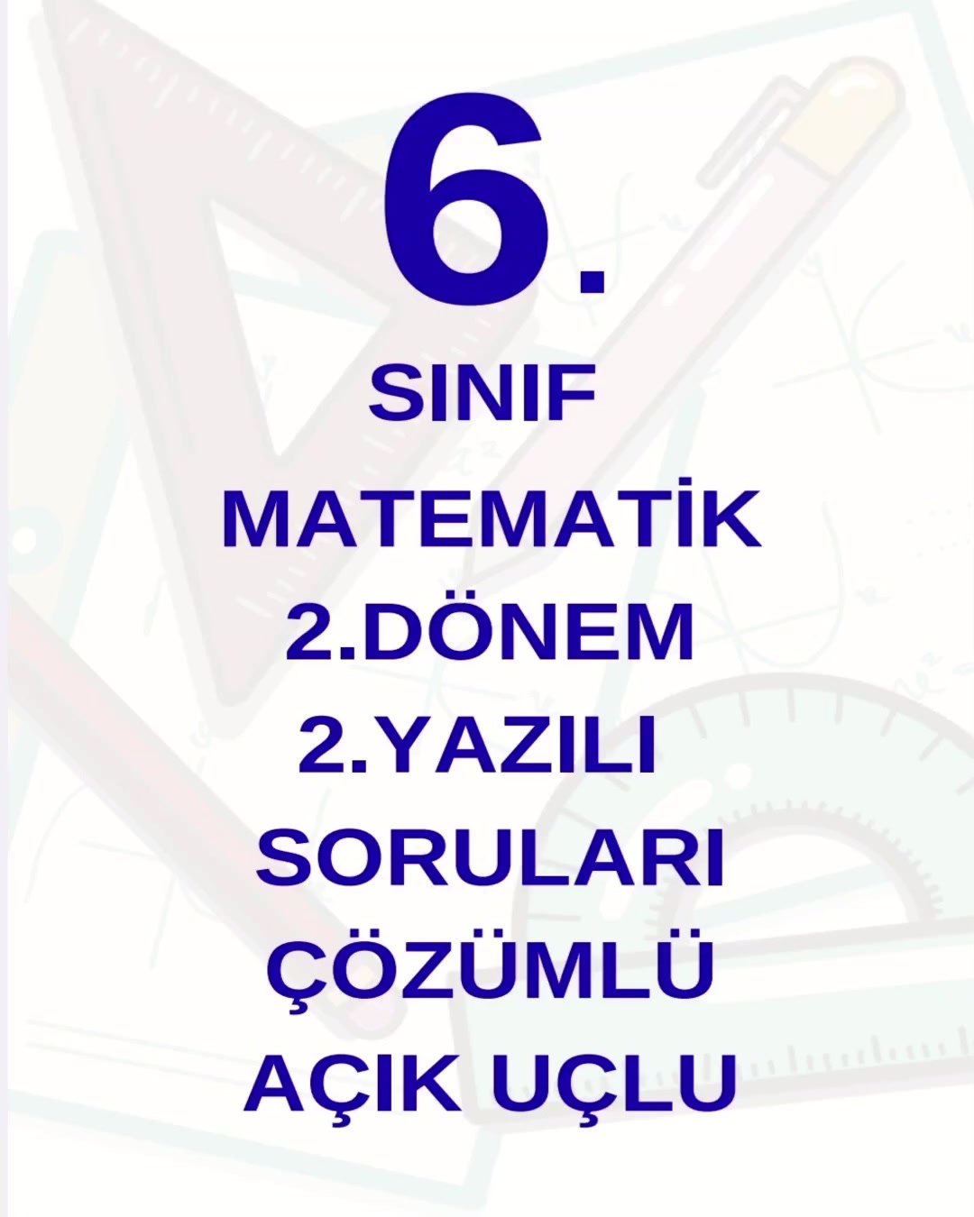 @Yazılı Hocam