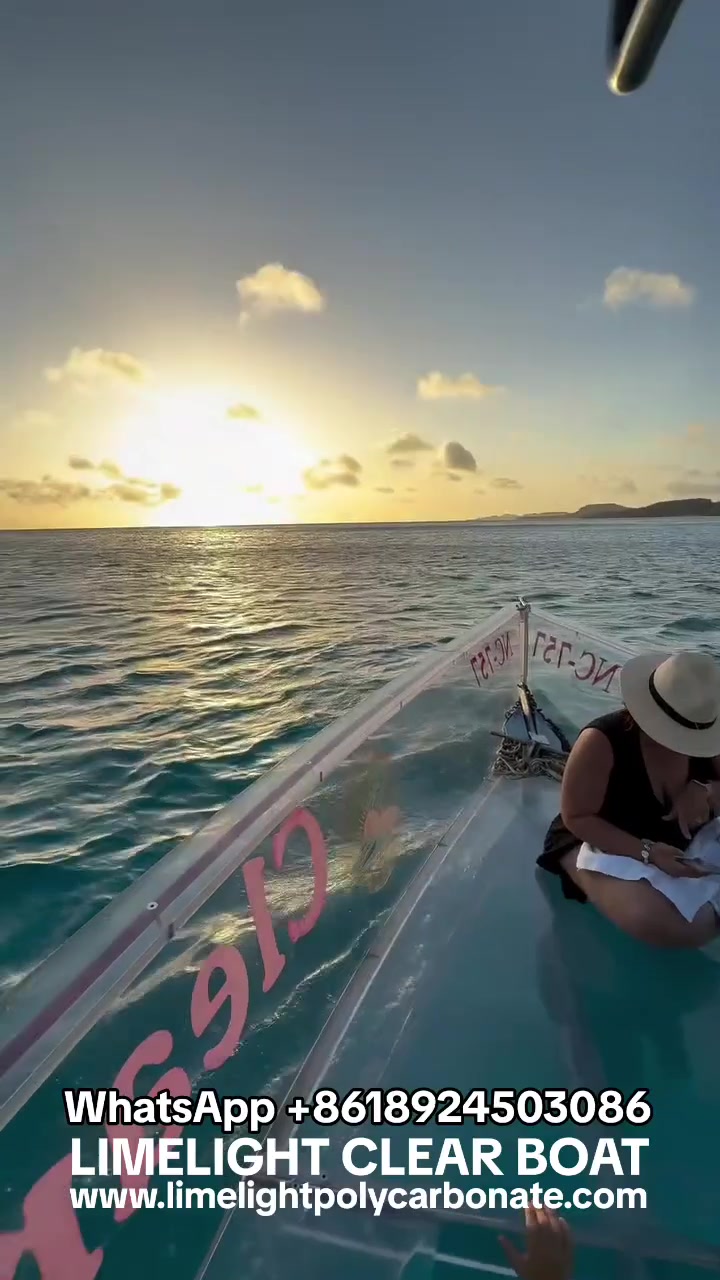 @clear boat transparent
