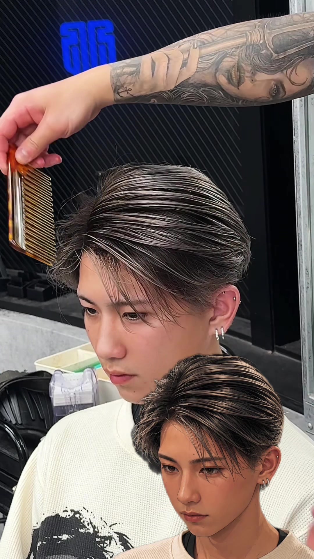 @リクトモテ髪🇺🇸✂︎