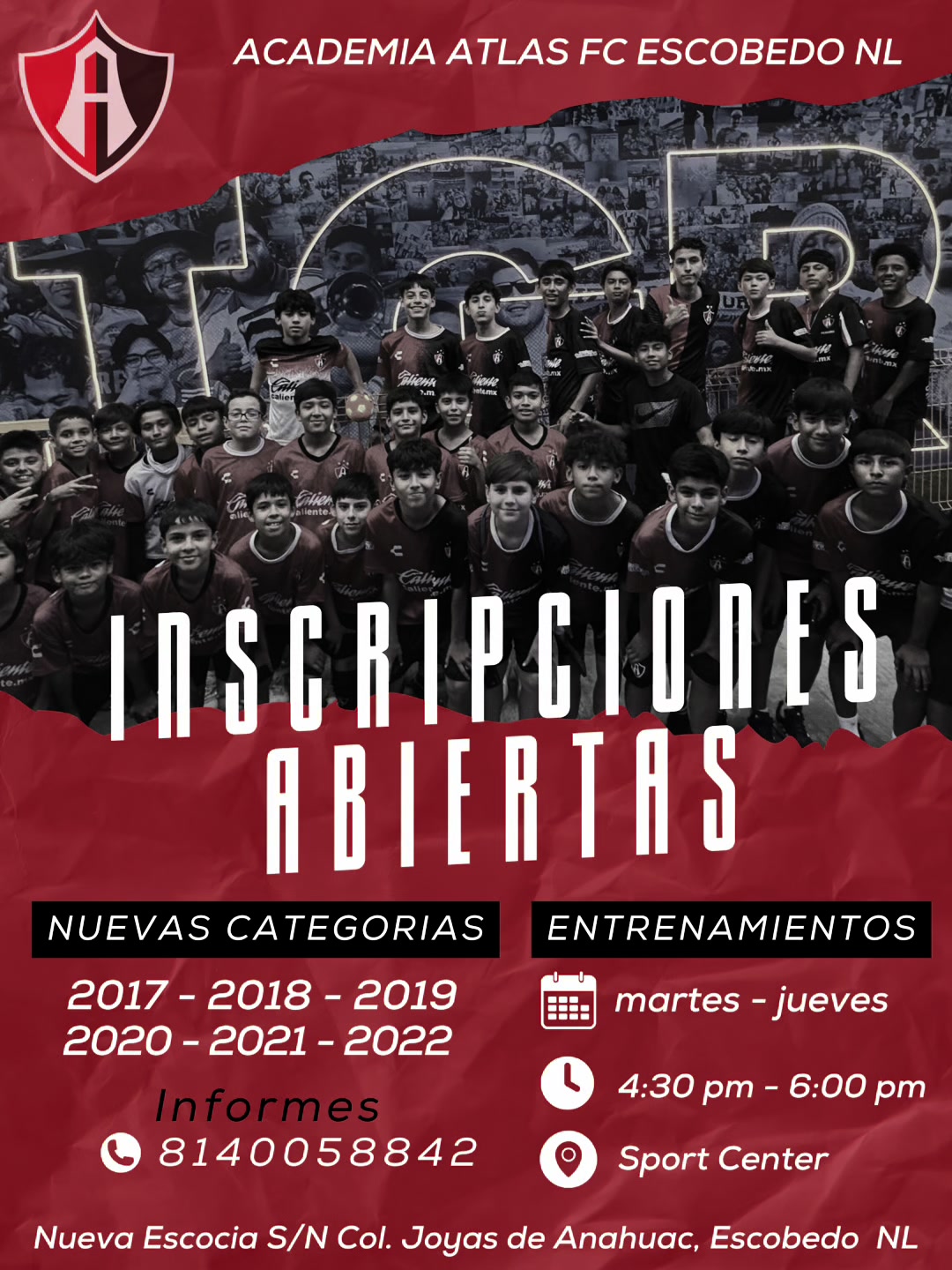 @Academia Atlas FC Escobedo NL