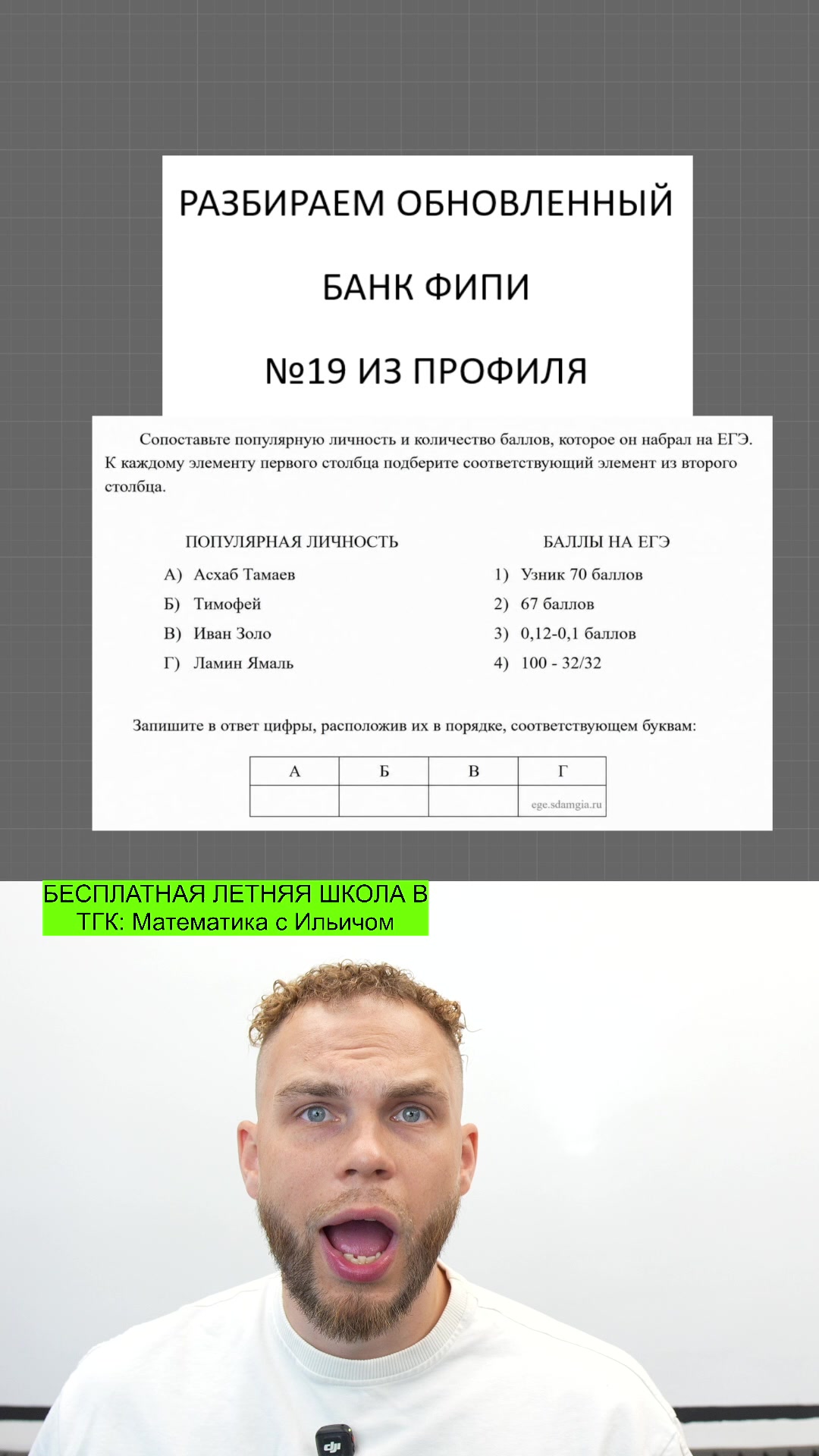 @Ильич | ЕГЭ проф матан ✴️