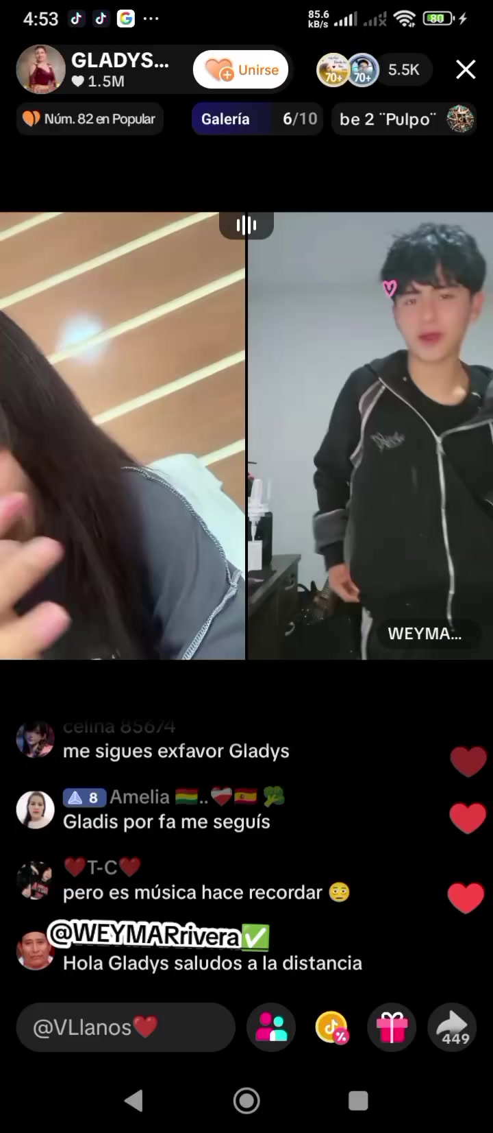 @Fans de Gladys y Carlos