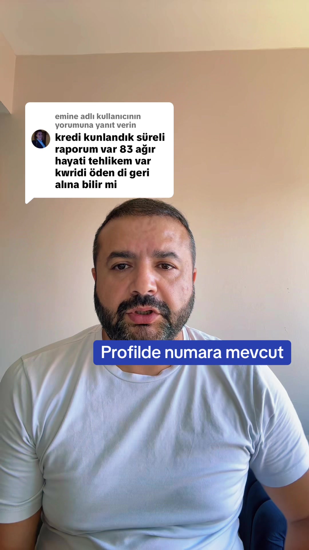 @Kredini geri almak istermisin