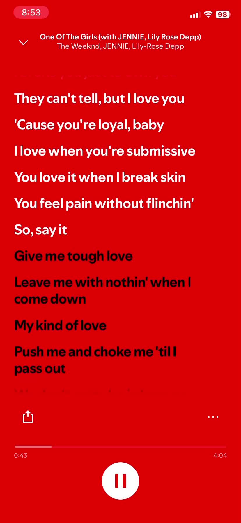 @Song of the dayyyy