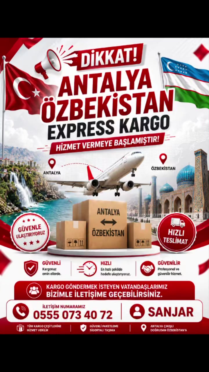 @👉ANTALYA TURKMENISTAN KARGO