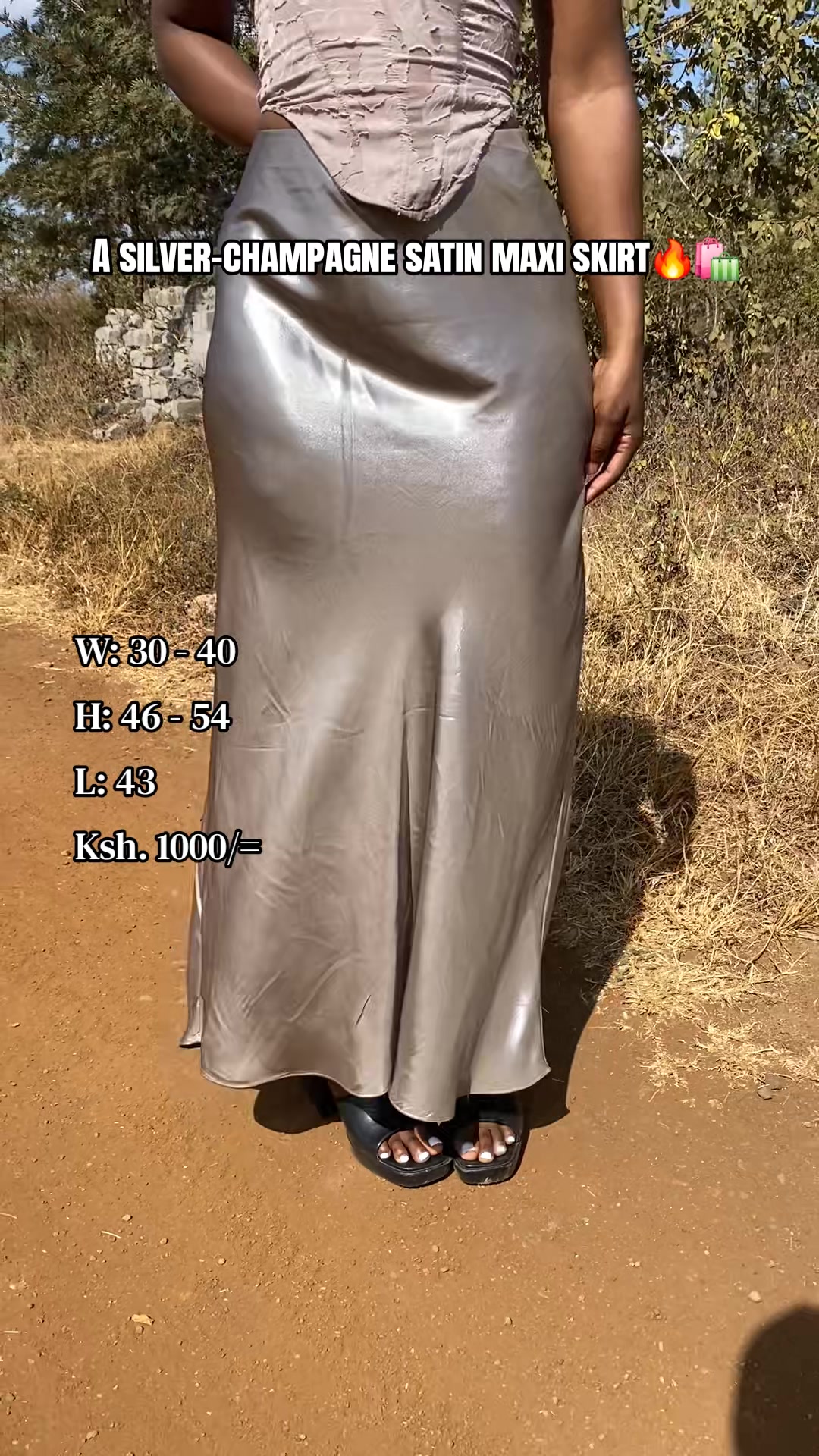 @SATIN SKIRTS PLUG