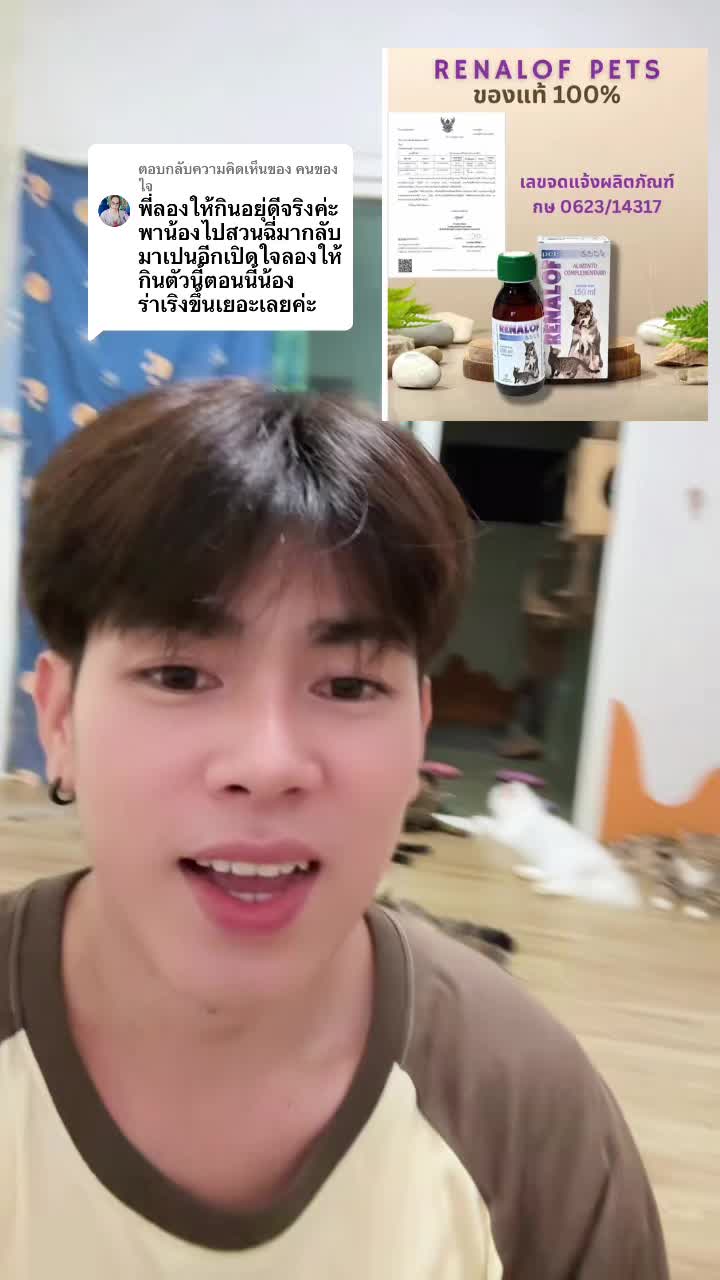 @ตาต้น กับลูกๆทั้ง20ตัว🐈
