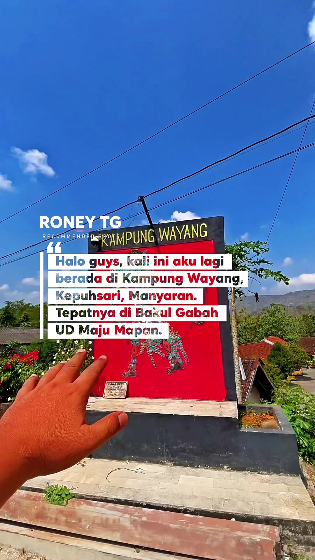 @Roney TG | Recommended Spots