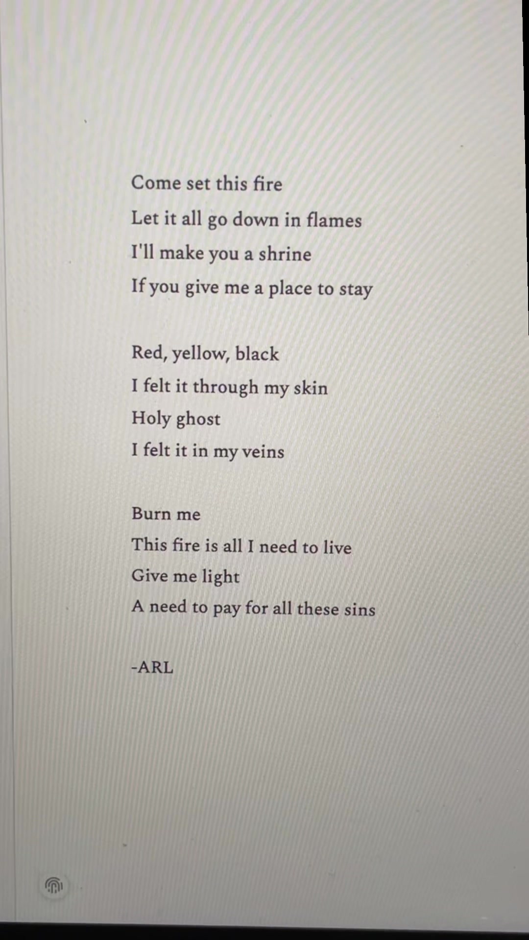 @ARLwritesaboutyou