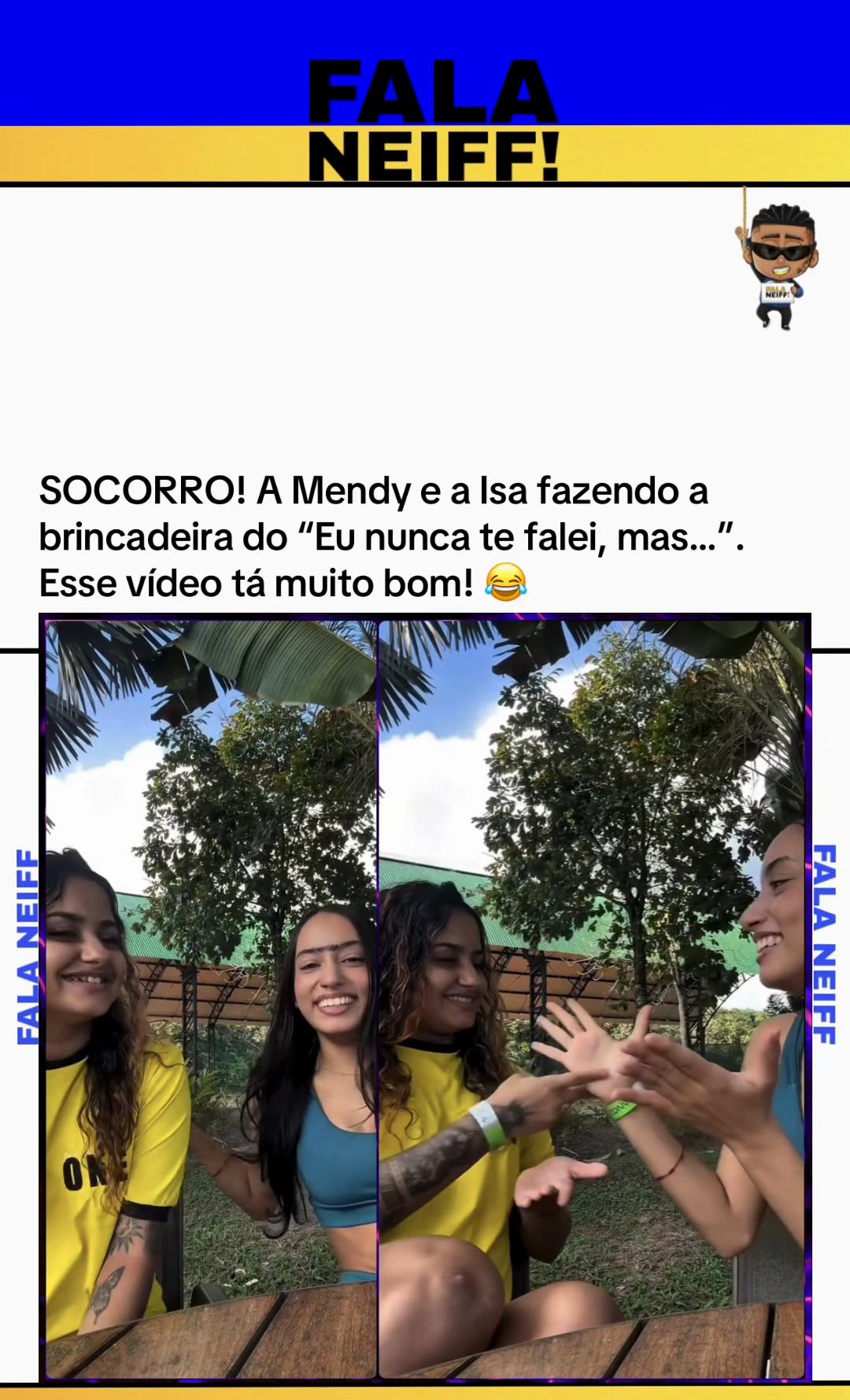 @FALA NEIFF! 👍🏻👎🏿