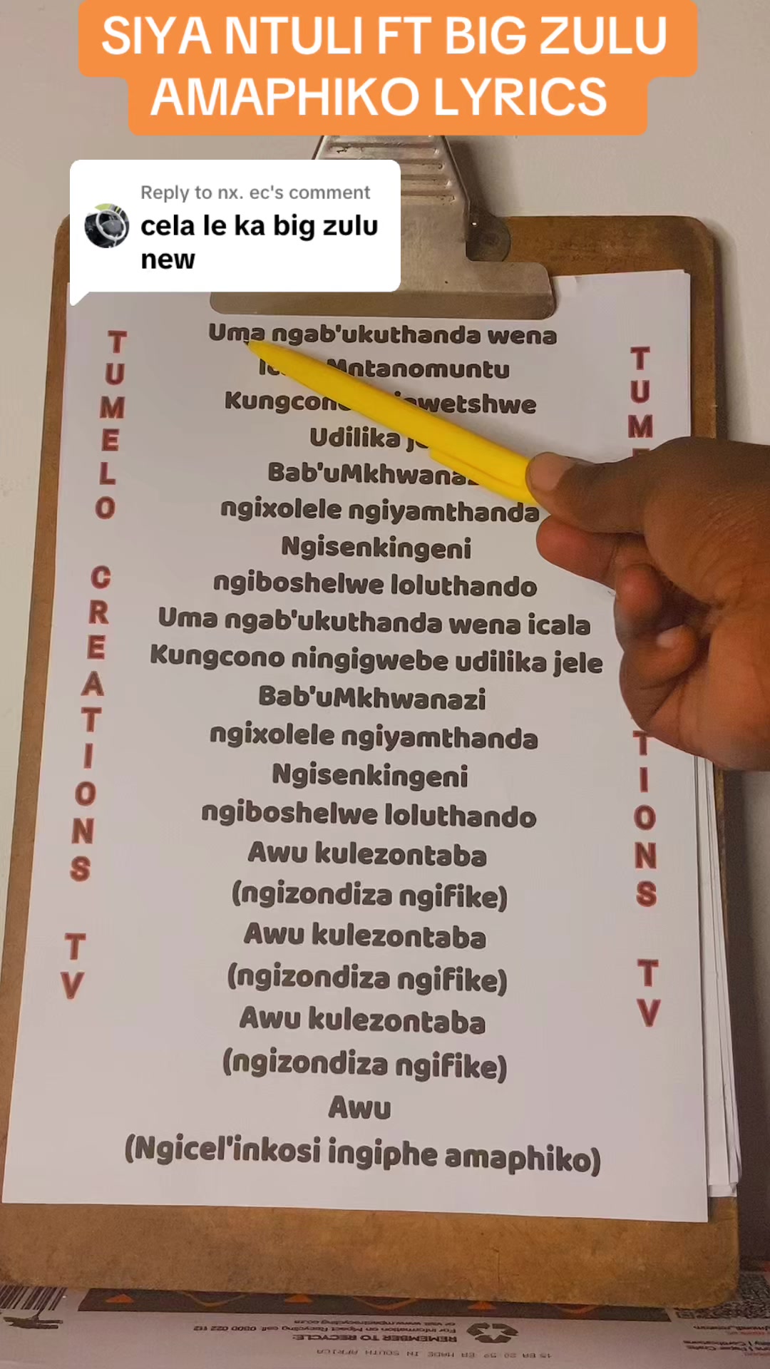 @Tumelo Creations TV 📺