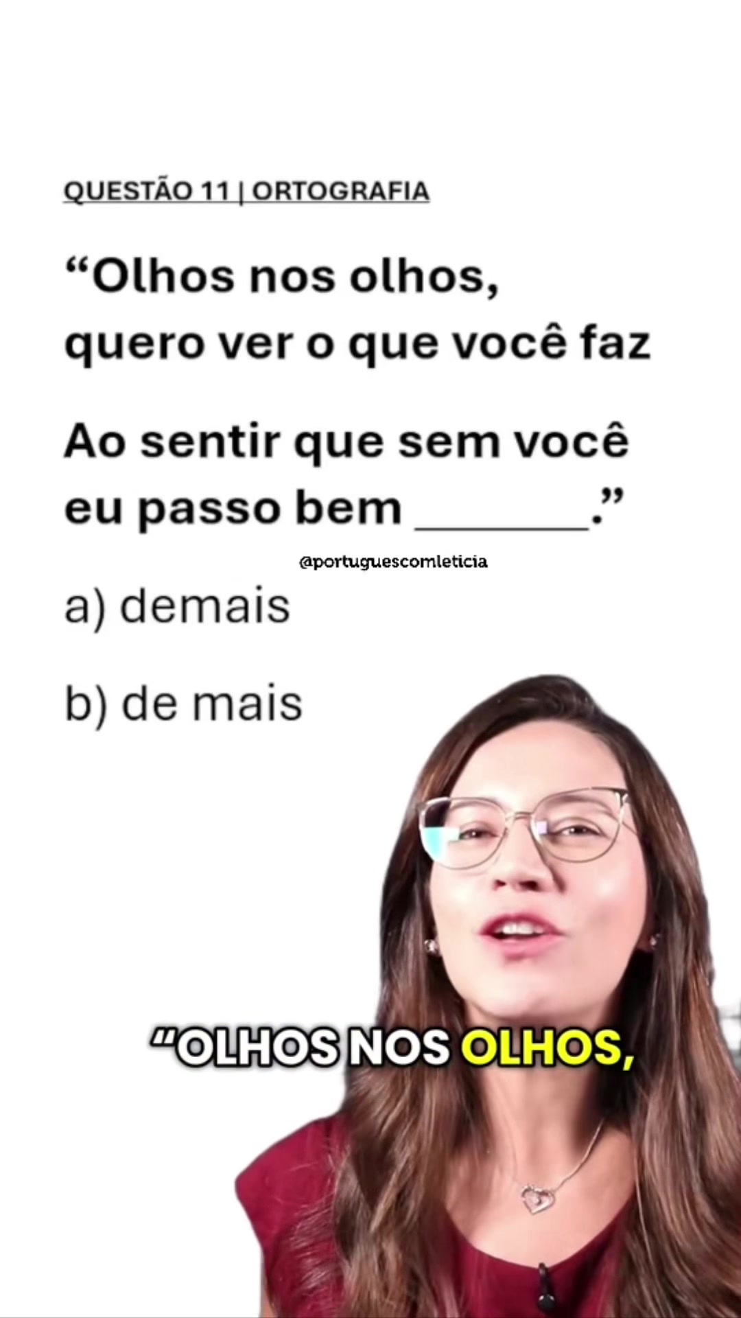 @Portugu&ecirc;s com Let&iacute;cia