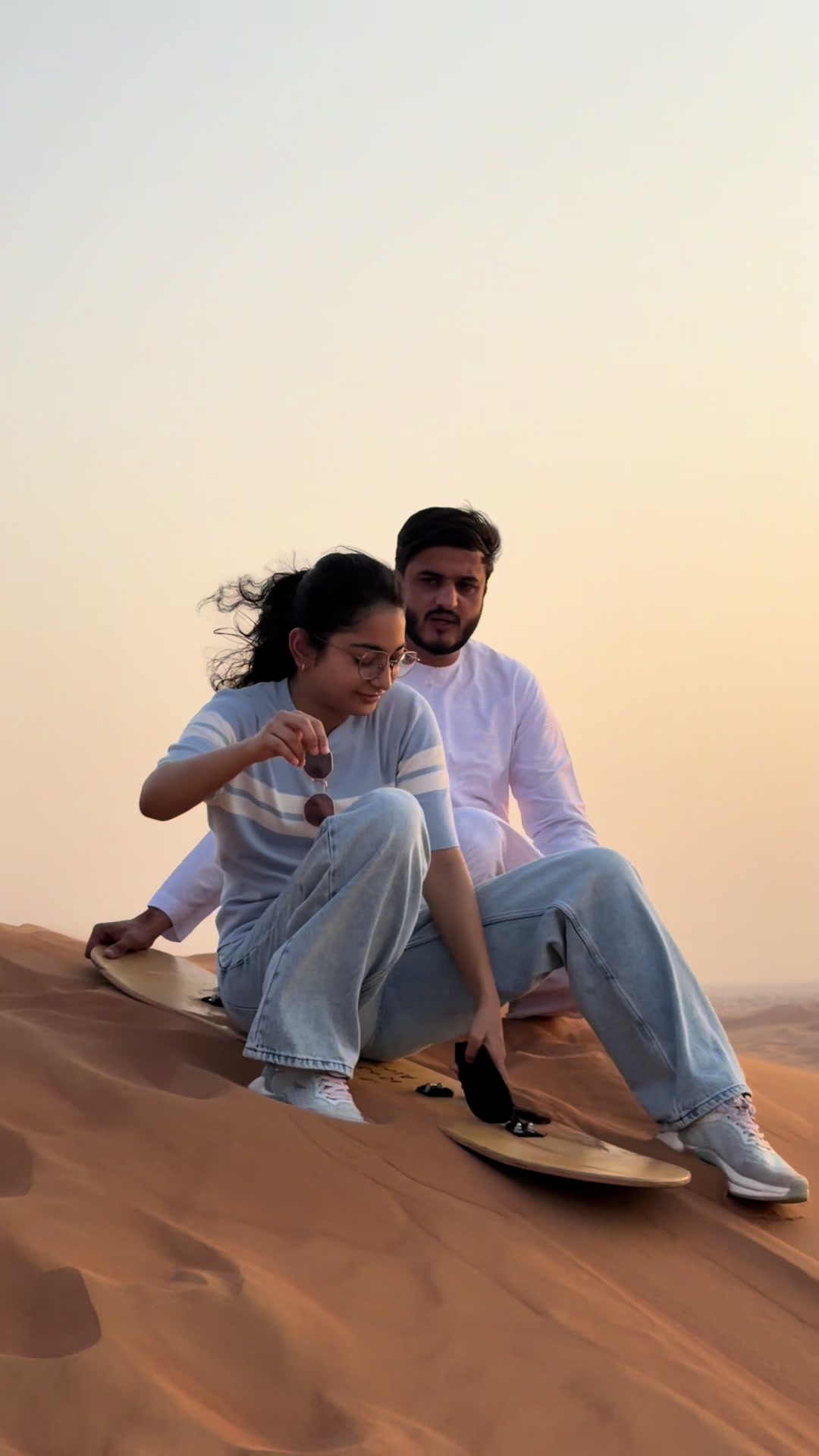 @Golden sand desert safari