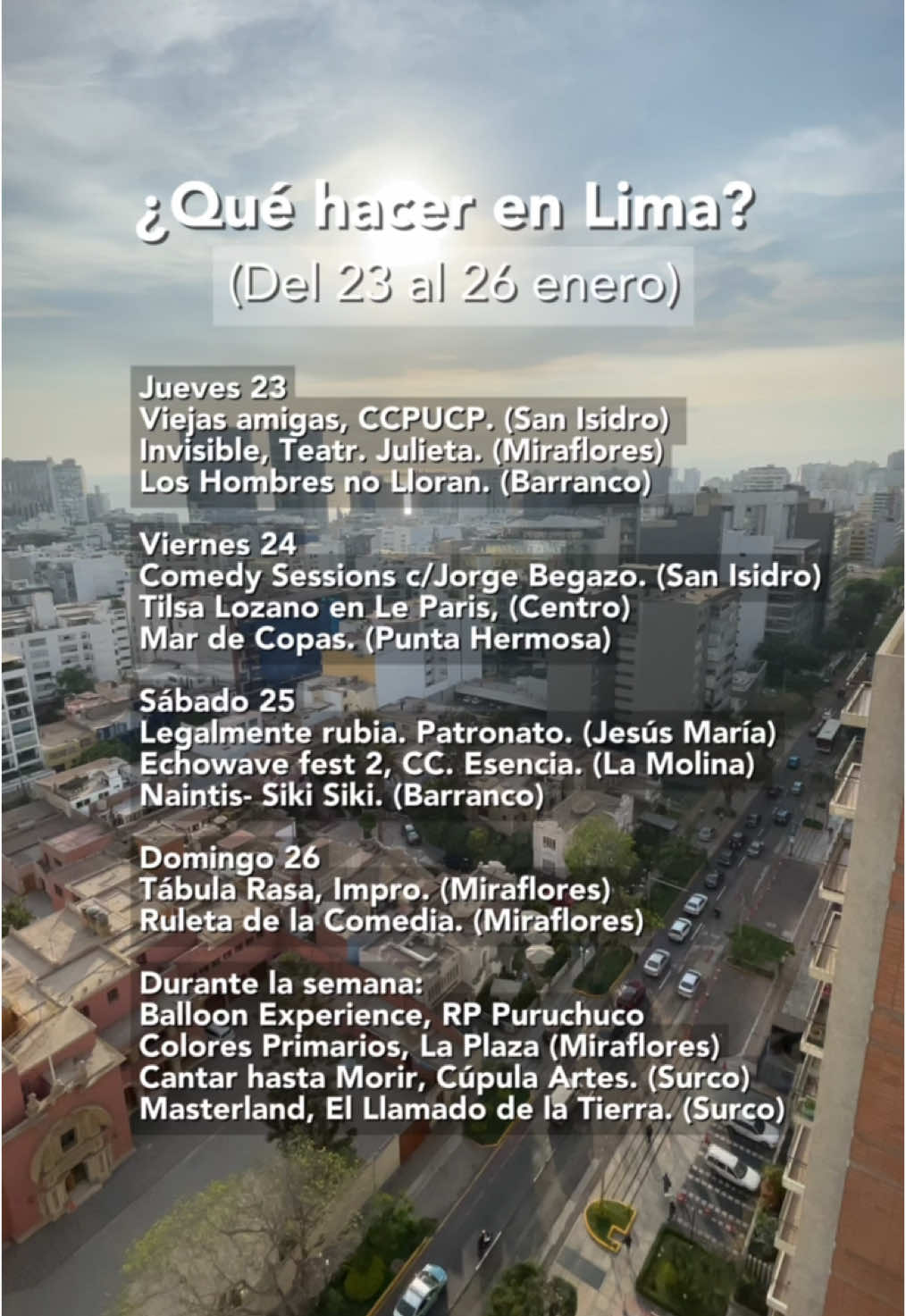 @Qu&eacute; Hacer En Lima