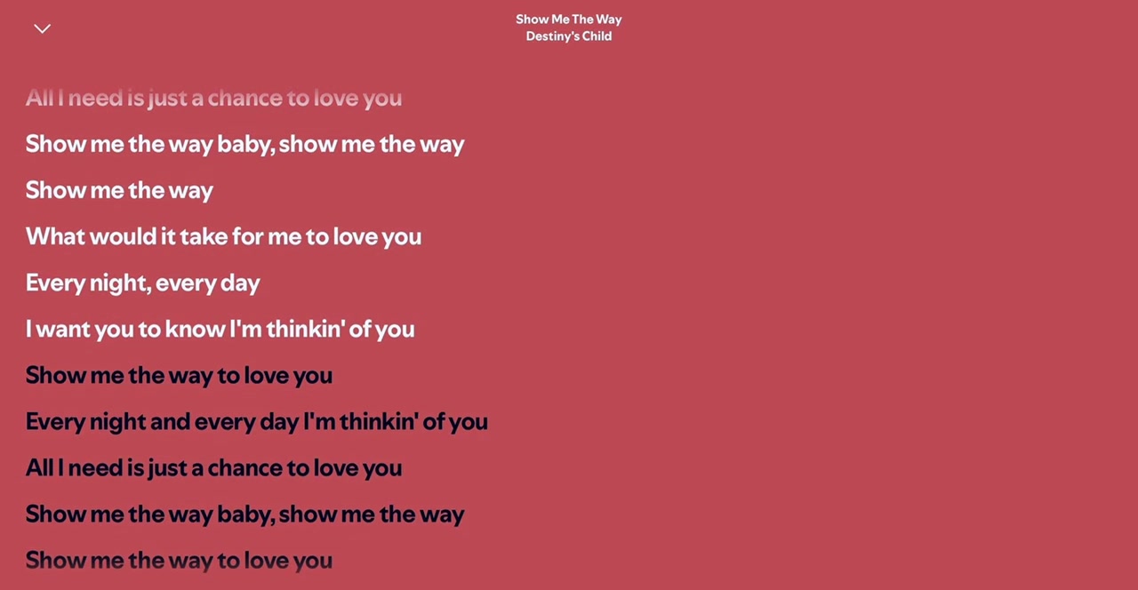 @Spotify Song Lyrics
