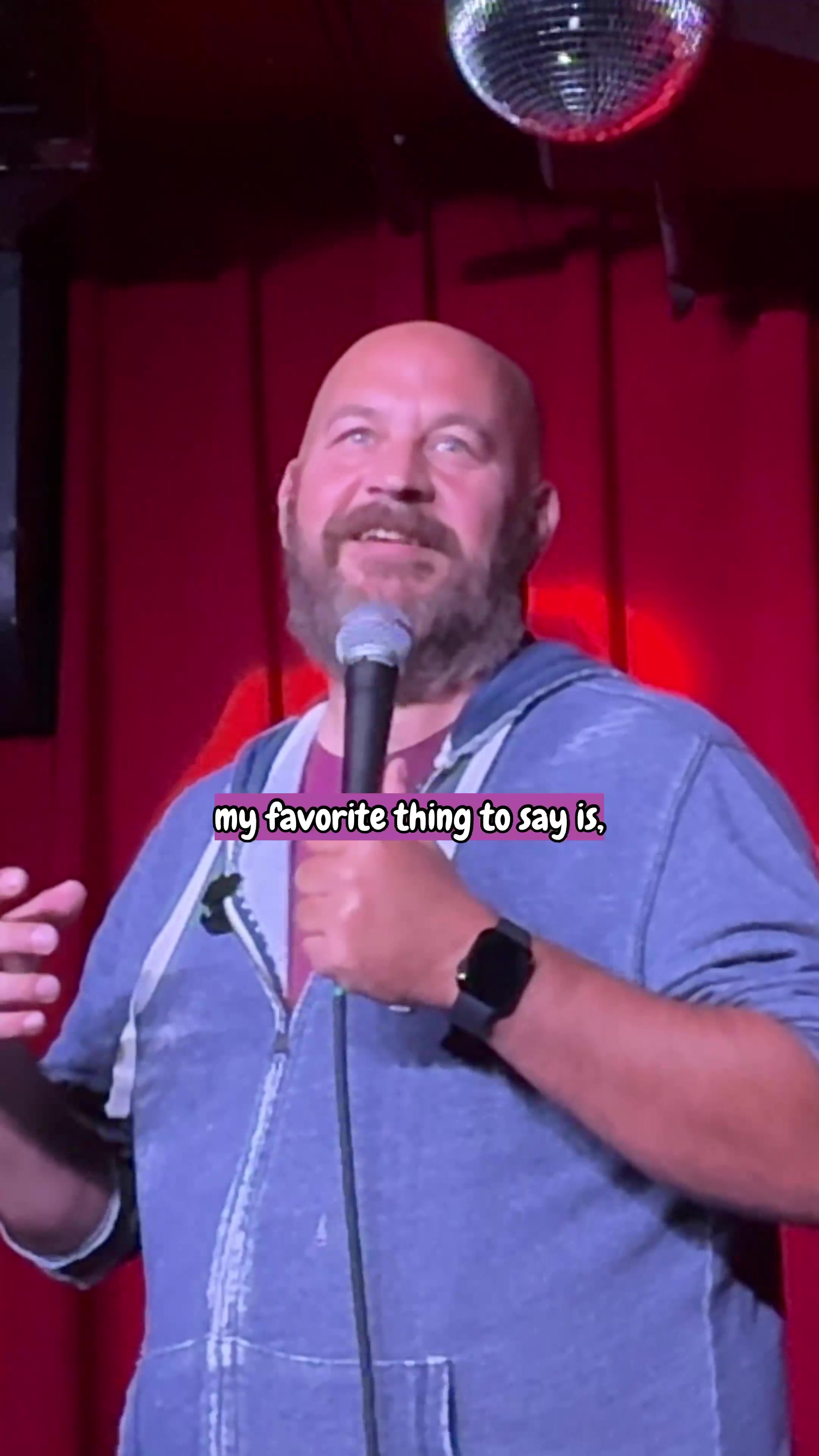 @Comedian Mike Baldwin