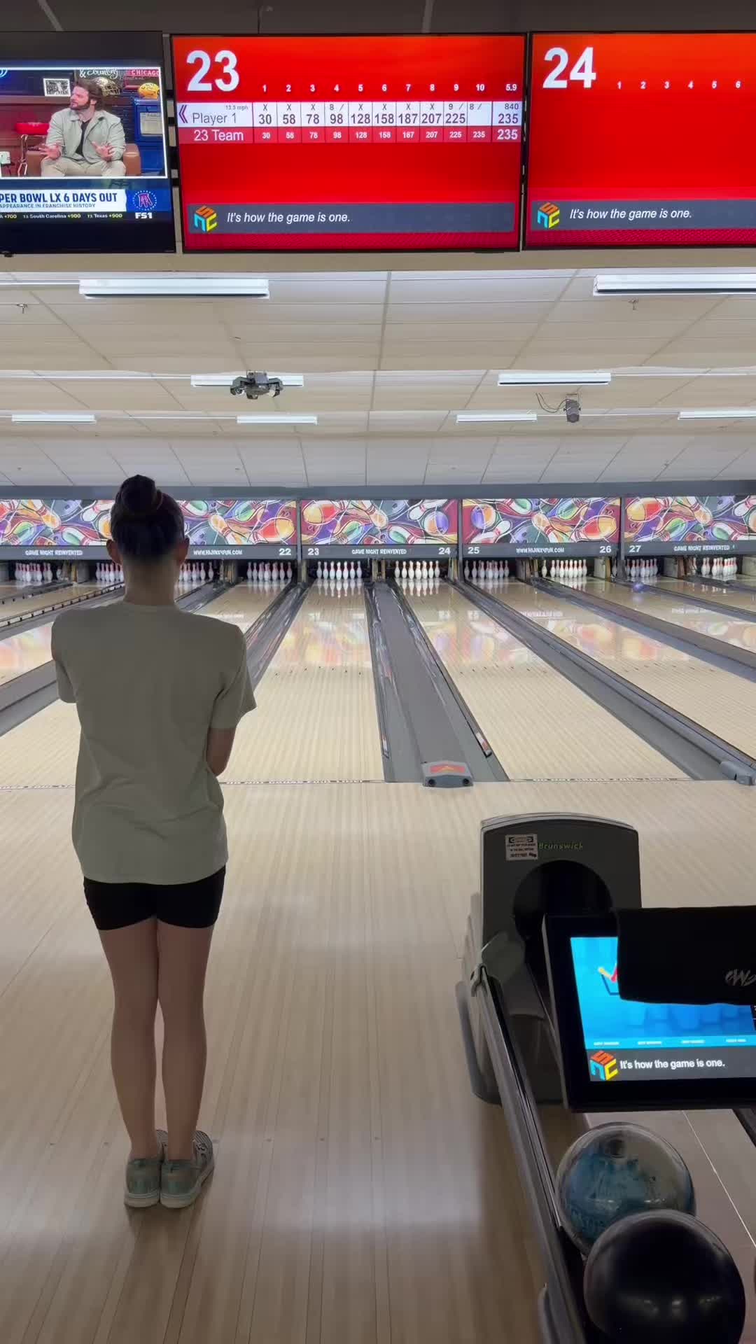 @Bowling with Zo&euml;